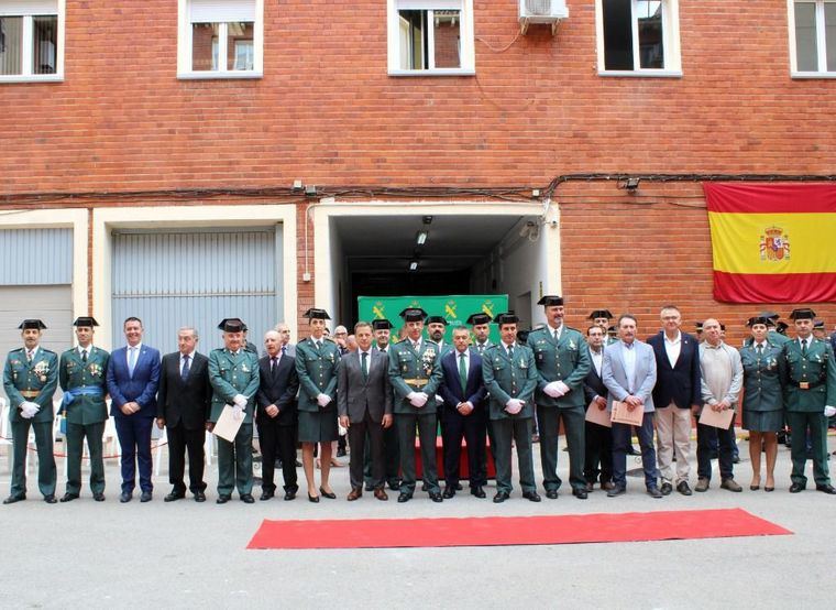 El alcalde felicita a la Guardia Civil por su 180 aniversario y agradece su compromiso constante con Albacete y su gran labor a favor de la seguridad de España