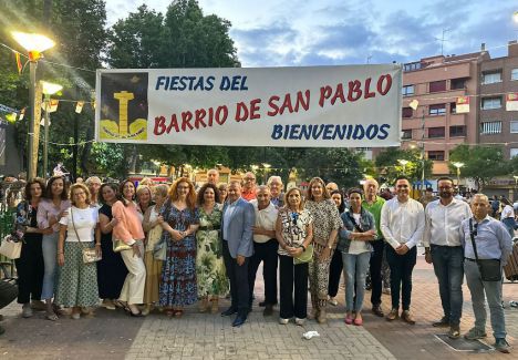 Llanos Navarro anima a los vecinos de San Pablo a vivir intensamente sus fiestas para estrechar lazos vecinales y seguir haciendo ciudad desde los barrios