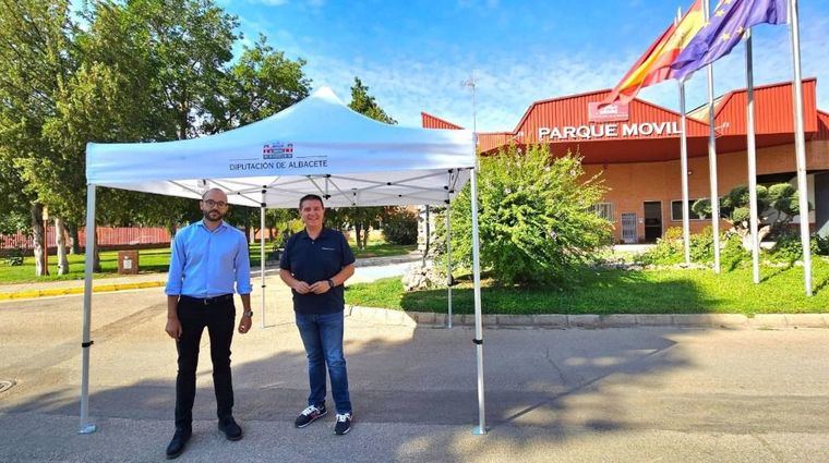 Foto. Carpas que la Diputación ha repartido entre localidades con menos de 5.000 habitantes