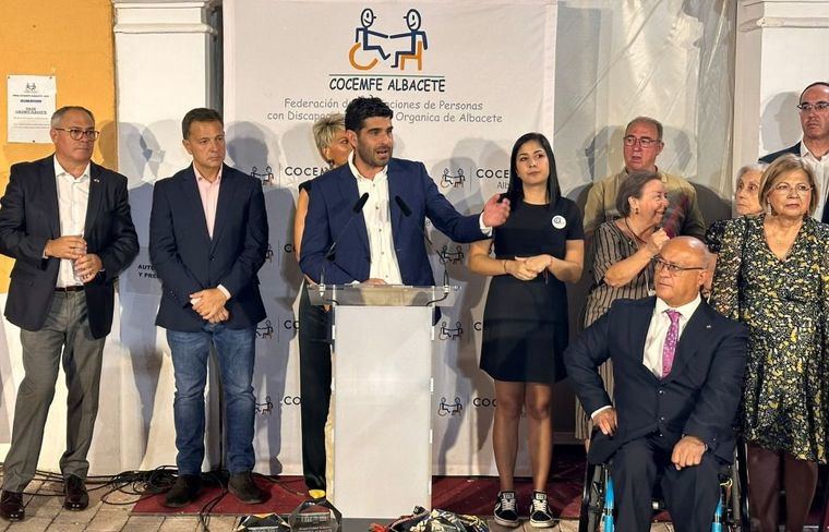 José González resalta el compromiso de COCEMFE haciendo cada vez más inclusiva la Feria de Albacete