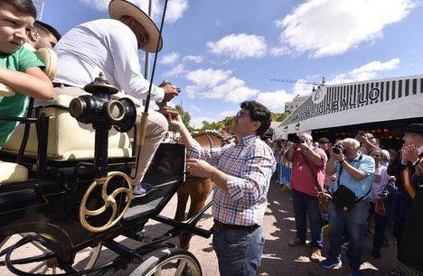 Protagonismo especial de los caballos en la Feria durante la entrega de los premios del concurso ecuestre ‘La Cuerda’