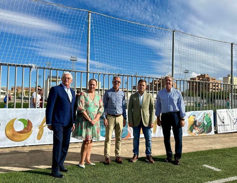 Manuel Serrano felicita a los participantes en el Campeonato de Futbol 7 Inclusivo porque “nos ayudan a avanzar en el camino de la integración y la igualdad a través del deporte”