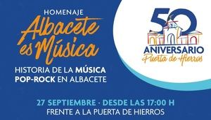 El Festival para celebrar el 50 aniversario de la Puerta de Hierros comienza mañana con un homenaje a los grupos de pop y rock albaceteños