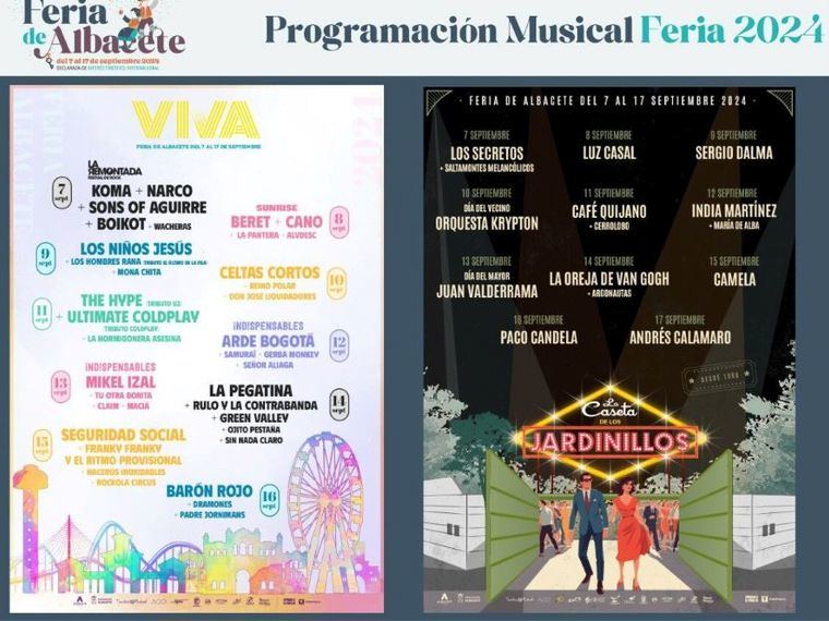 El Ayuntamiento ofrece una gran oferta musical, variada y calidad, durante la Feria, con cerca de 50 conciertos entre la Caseta de los Jardinillos y la Carpa ‘Viva la Feria’