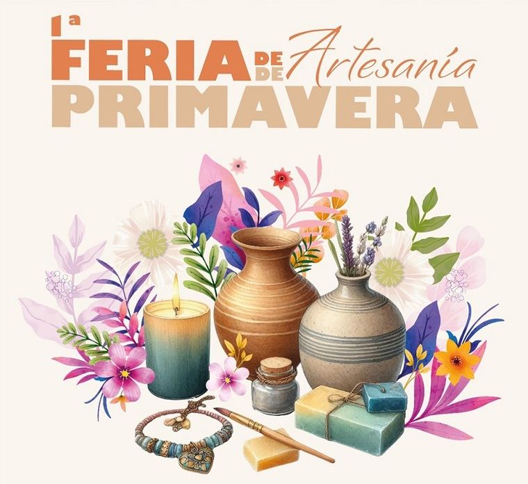 Carlos Calero espera que la I Feria de Artesanía en Primavera, que se celebra hasta el 12 de este mes en el Paseo de la Feria, sea todo un éxito y tenga continuidad en el tiempo