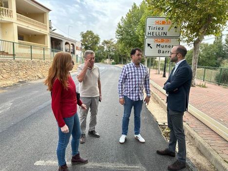 La Diputación de Albacete lleva a cabo la mejora de la travesía de Lezuza con una inversión que ronda los 200.000 €