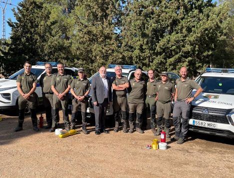 El Gobierno de Castilla-La Mancha dota con cinco vehículos nuevos al Cuerpo de Agentes Medioambientales de la provincia de Albacete