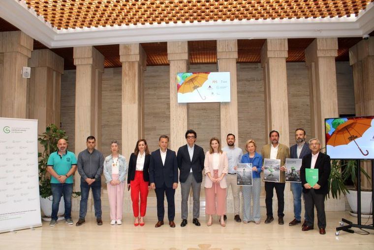 Albacete instalará 2.000 paraguas en la calle Ancha para crear una zona de sombra durante los meses de verano