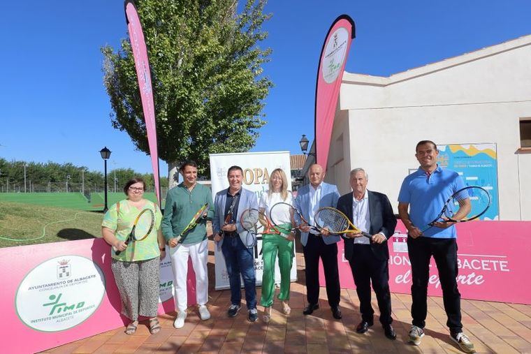 La Diputación de Albacete reafirma su apoyo al deporte en la presentación de la II Copa Leyendas del Tenis