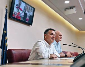 Manuel Serrano desea muchos éxitos a los albaceteños que participan en los Juegos Olímpicos de París y les agradece que exporten la Marca Albacete al mundo a través del deporte