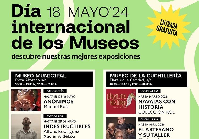 Elena Serrallé invita a los albaceteños a sumarse al Día Internacional de los Museos visitando las exposiciones que acogen los diferentes espacios museísticos de la ciudad