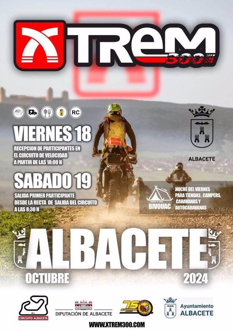 El Circuito de Albacete será punto de salida y llegada de la prueba Xtrem300 para amateurs de mototurismo Off Road